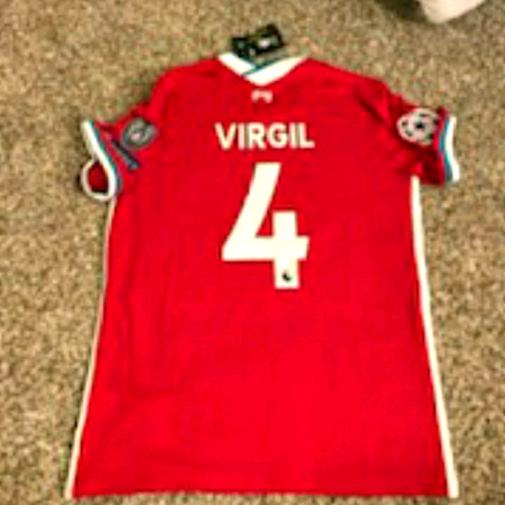 20/21 Liverpool mens soccer jersey #4 VIRGIL